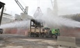 Curbing harmful dust in port