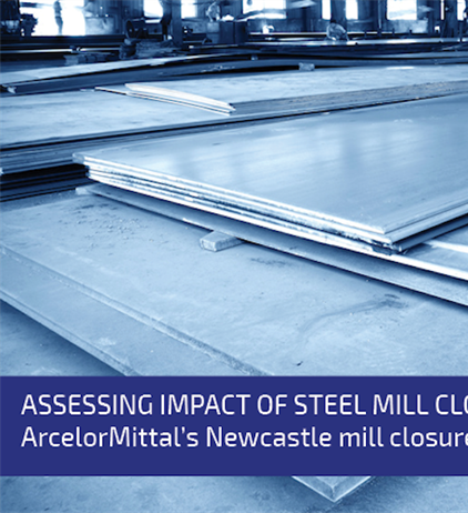 Assessing the impact of steel mill closure