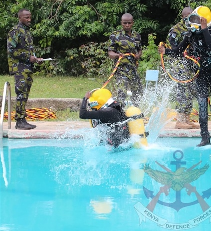 Basic diving course boosts navy capacity