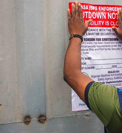 Port terminals shut down for non-compliance