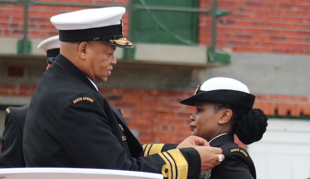 A commanding woman