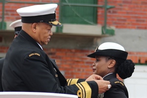 A commanding woman