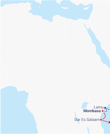 New service links Asia and Africa