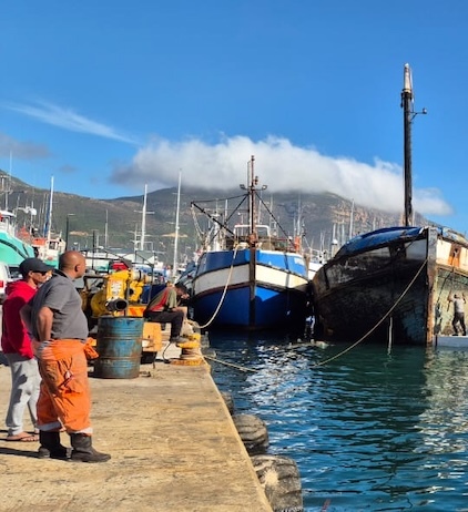 Hout Bay wreck removals underway
