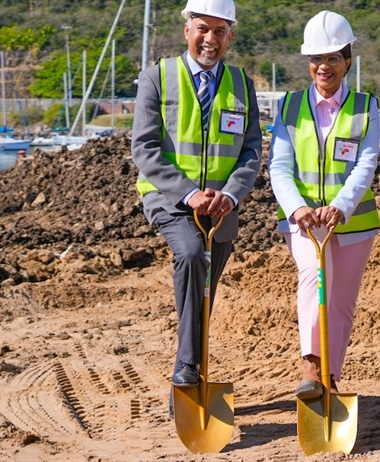 Announcing the arrival of a new waterfront
