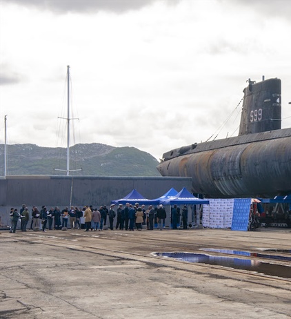 Museum milestone reached as cradles for submarine completed