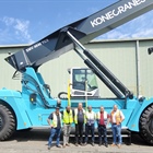 Massive delivery boosts container handling