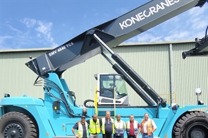 Massive delivery boosts container handling