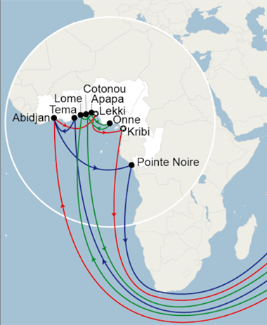 West Africa shipping service upgrades