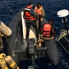 Unmanned system used in training exercise