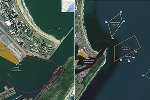 Land reclamation application in the Port of Durban