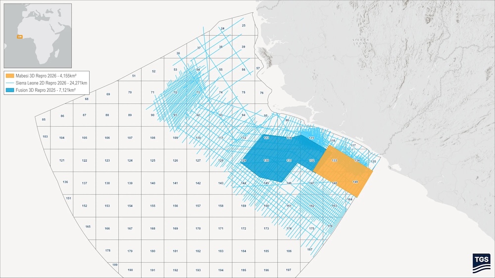 Offshore reprocessing project to assess hydrocarbon potential