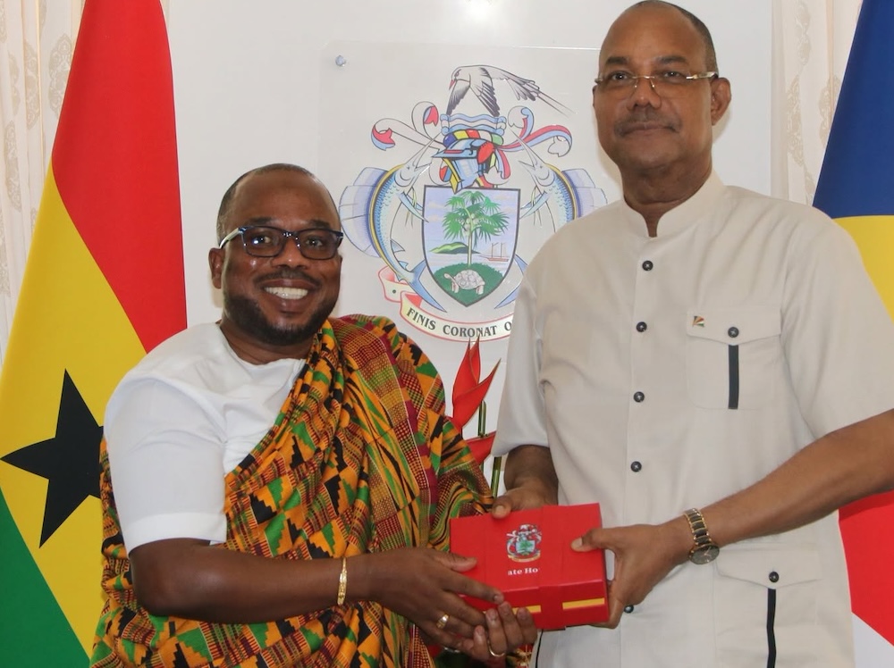 Blue economy tops discussions between Seychelles and Ghana