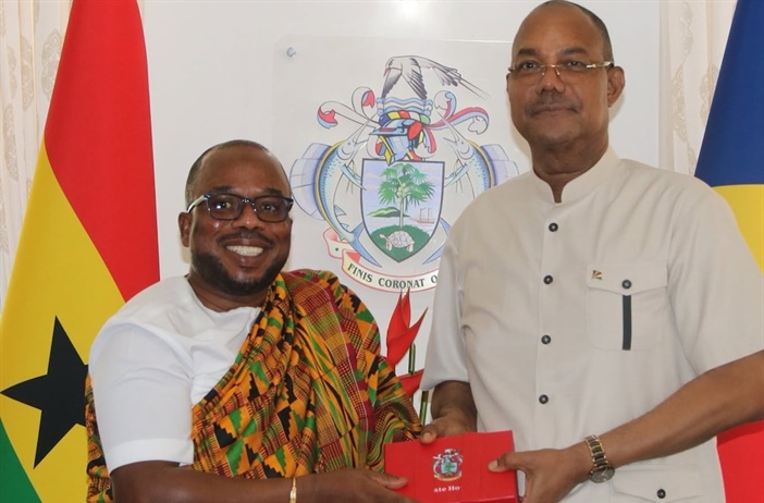 Blue economy tops discussions between Seychelles and Ghana
