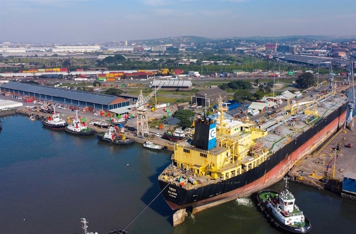 Dry dock confirms capacity with historic docking