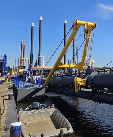 New dredger for mining operation