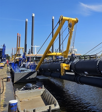 New dredger for mining operation