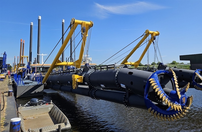 New dredger for mining operation