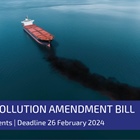 Comments invited on marine pollution legislation