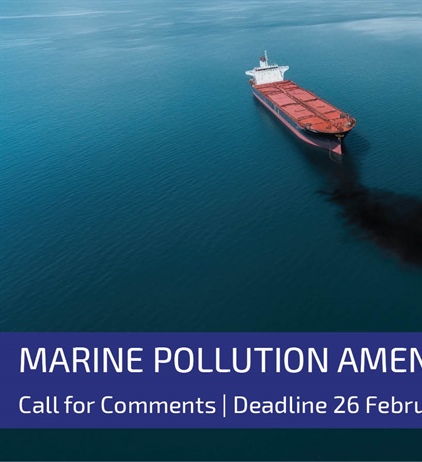 Comments invited on marine pollution legislation