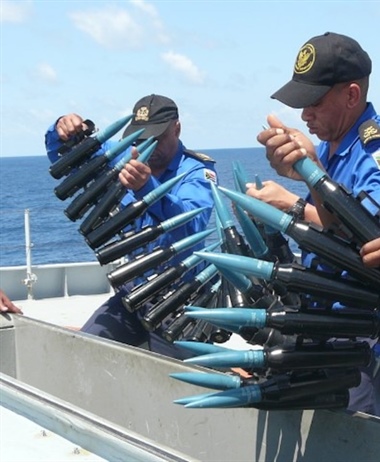 Navy under fire for detonations