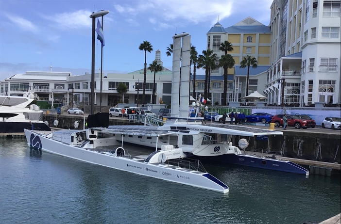 Energy Observer interacts with public in Port of Cape Town