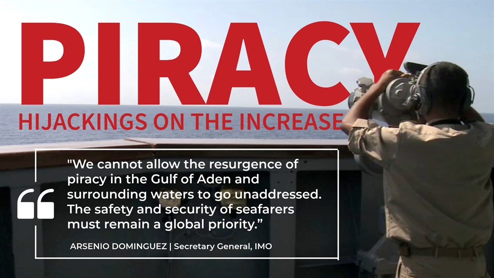 Increase in hijackings a cause for concern as IMO calls for release of seafarers