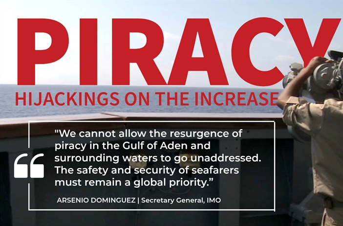 Increase in hijackings a cause for concern as IMO calls for release of...