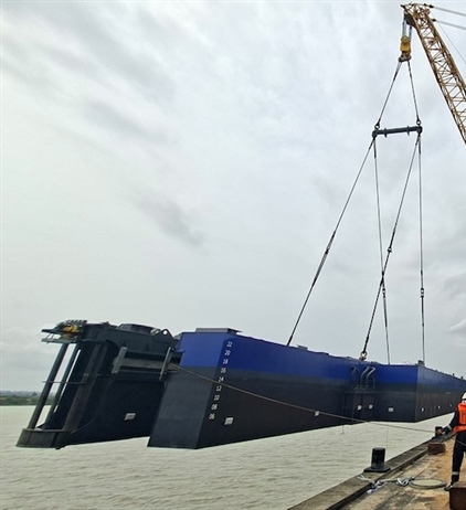Dredger delivered for land reclamation works