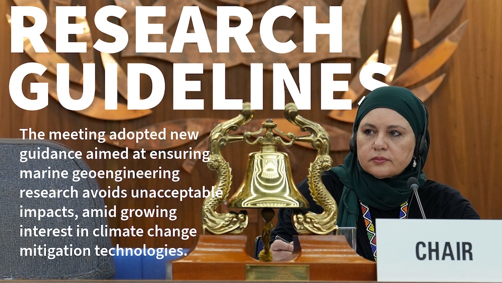 Marine geoengineering under the spotlight at IMO