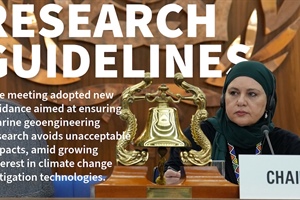 Marine geoengineering under the spotlight at IMO