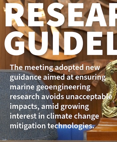 Marine geoengineering under the spotlight at IMO
