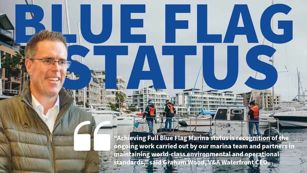 Blue Flag status for waterfront marina