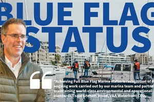 Blue Flag status for waterfront marina