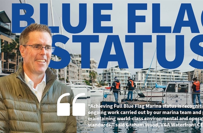 Blue Flag status for waterfront marina