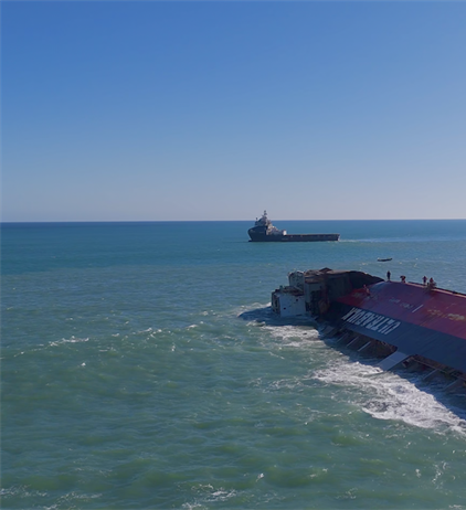 Work to stabilise wreck continues ahead of new tender for full wreck...