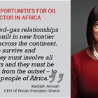 Offshore operator speaks out about African O&G opportunities