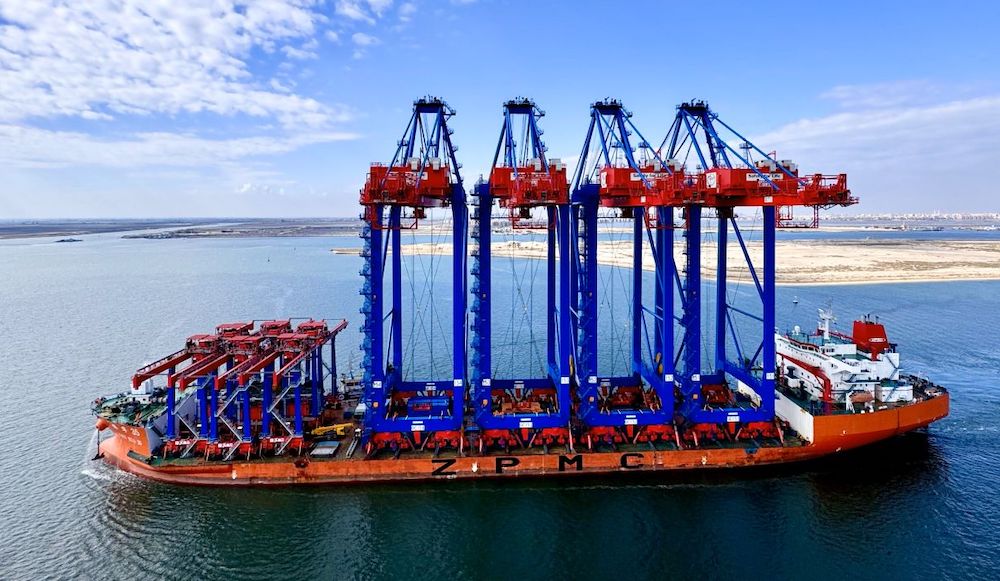 Port equipment delivered to bolster performance