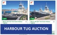 Two harbour tugs up for auction