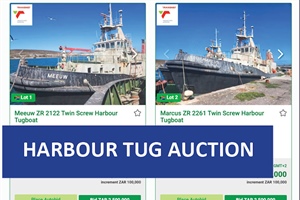 Two harbour tugs up for auction