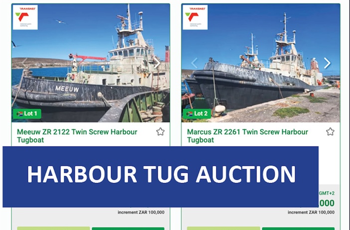 Two harbour tugs up for auction
