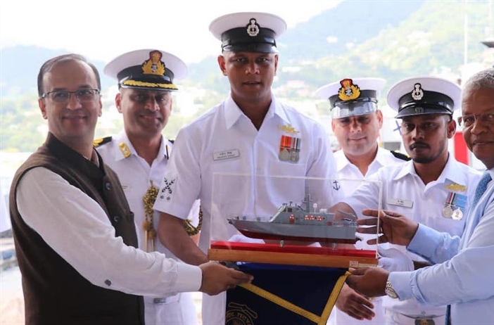 India donates patrol craft to Seychelles