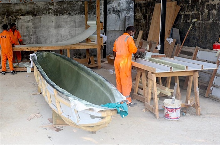 Funding fibreglass fishing vessel construction