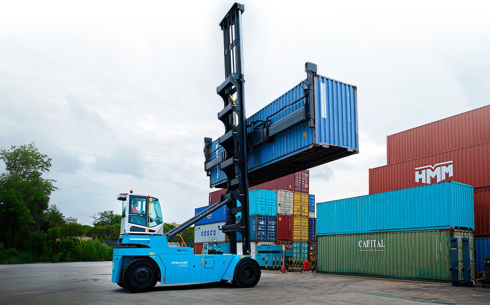 Empty container handlers go electric