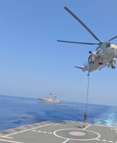 Maritime operation intercepts migrant boats